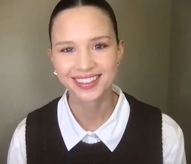 Avery Konrad in a CC-licensed still from an AMFM Studios Vimeo interview about FROM. Performer reference, not an in-universe still.